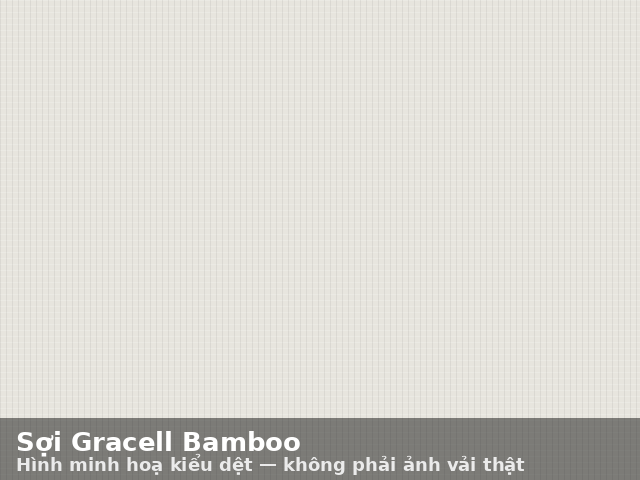 Hình minh hoạ kiểu dệt Gracell Bamboo (sợi tre)