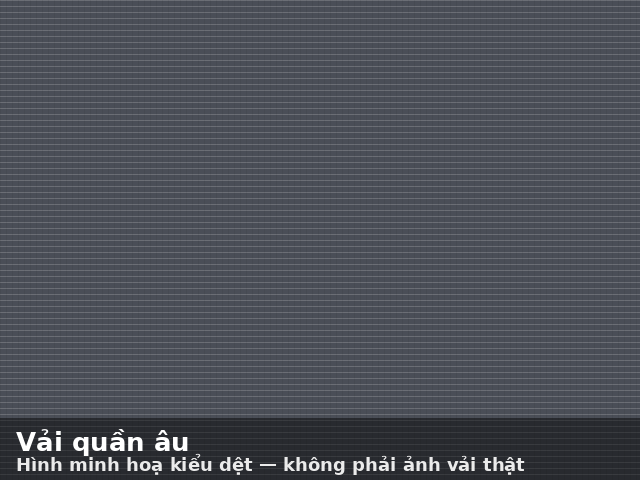 Hình minh hoạ kiểu dệt Quần Âu